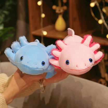 45 - 80cm Kawaii Colorful Newt Plush Toy Stuffed Cute Axolotl Salamander Fuzzy Plush Fish Appeasing Long Pillow Cushion Kids Gift - SS69