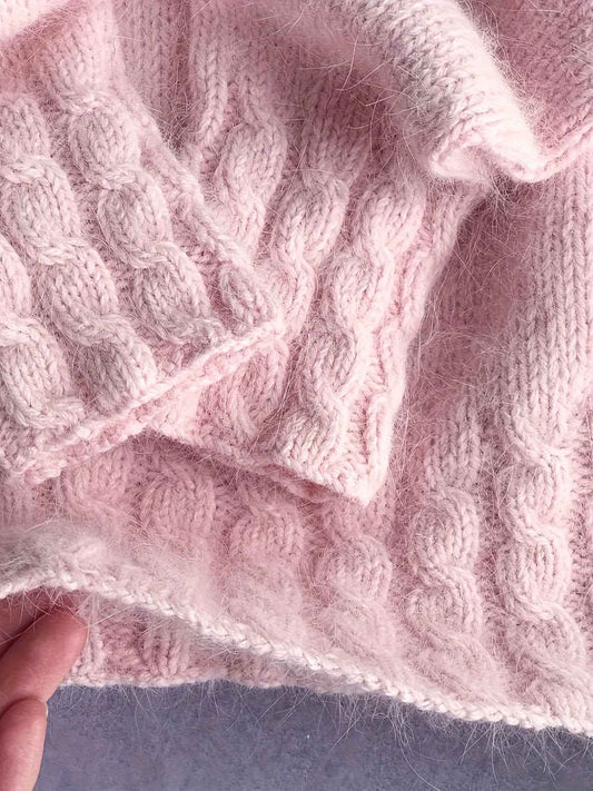 Plus Size, Women's Thick Warm Sweater - Soft Elegant High Neck Pullover Sweater Suitable for Fall/Winter, Cozy Winter Sweaters 2025 New Arrival Solid Color Blouses