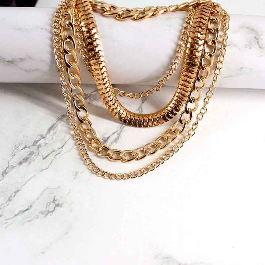 Gothic Punk Platform High Heels with Multi-Layer Chain Tassel Ankle Strap - Black & Chunky Heels, Year-Round Wearable Statement for Parties, Valentine's Day, Everyday (Durable Chain Foot Accessories)