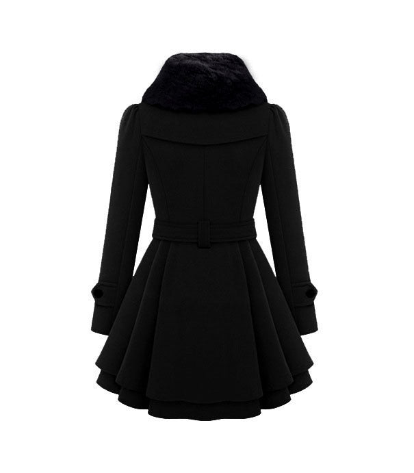 Plus Size - Plus Size Women'S Korean Winter Coat Elegant Fleece Jacket, Coats For Women Plus Size, Oversized Hoodie, Winter Coats For Women Plus Size, Womens Peacoat, Business Professional Women, Curve Coats, Ladies Coats, Bl