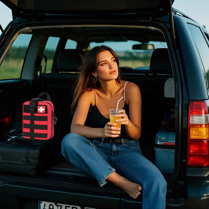 377pcs Survival Kit, Outdoor, Adventure Travel, Home, Camping, Sports, Office, Car, School First Aid Equipment Tools, Men'S Gift, Women'S Gift