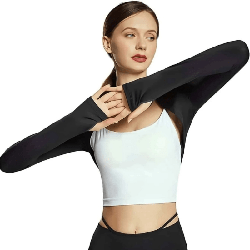 4pcs Women's Sun Protection Arm Sleeves With Shoulder Strap For Uv Protection, Sports, Cycling, Driving, Daily Wear SS69