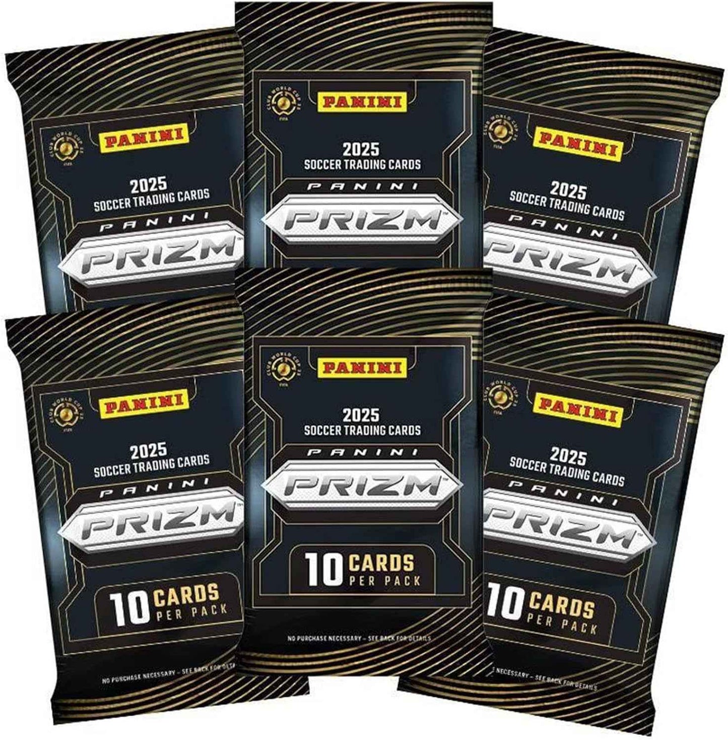 2025 Panini Prizm FIFA Club World Cup Soccer Mega Box – Exclusive Prizms, Rookies & Inserts – FIFA Official Trading Cards