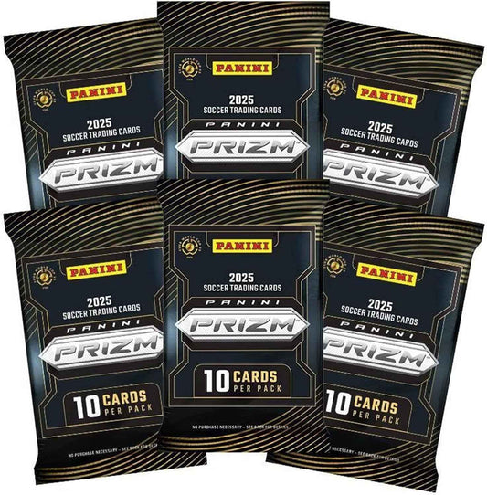 2025 Panini Prizm FIFA Club World Cup Soccer Mega Box – Exclusive Prizms, Rookies & Inserts – FIFA Official Trading Cards