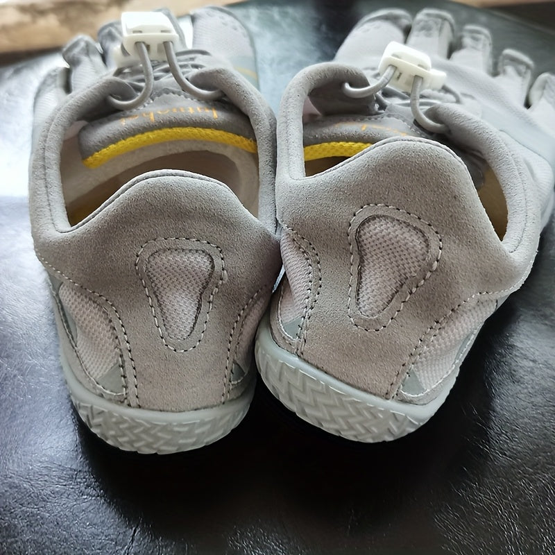 FiveFingers Split Toe Shoes - Unisex - Lightweight Breathable Mesh - with Thick Non-Slip Rubber Sole - for Yoga, Training & Water Sports (35-40 Size Up Recommended) - Casual Low-Top Sneakers
