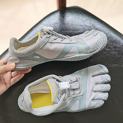 FiveFingers Split Toe Shoes - Unisex - Lightweight Breathable Mesh - with Thick Non-Slip Rubber Sole - for Yoga, Training & Water Sports (35-40 Size Up Recommended) - Casual Low-Top Sneakers