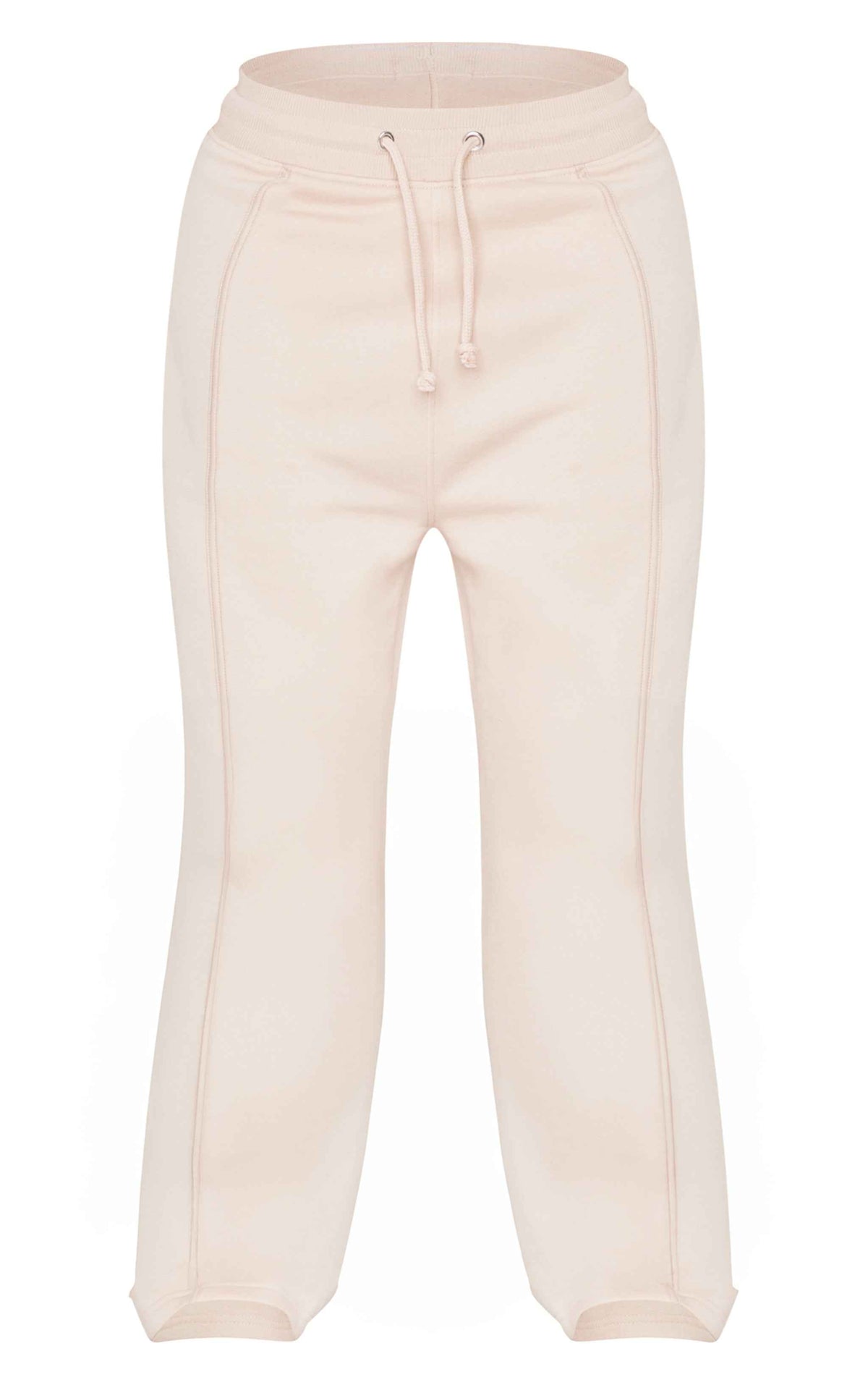 Shape Grey Marl Binded High Waist Wide Leg Joggers