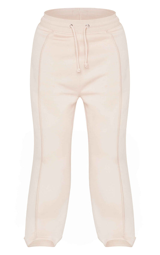 Shape Grey Marl Binded High Waist Wide Leg Joggers