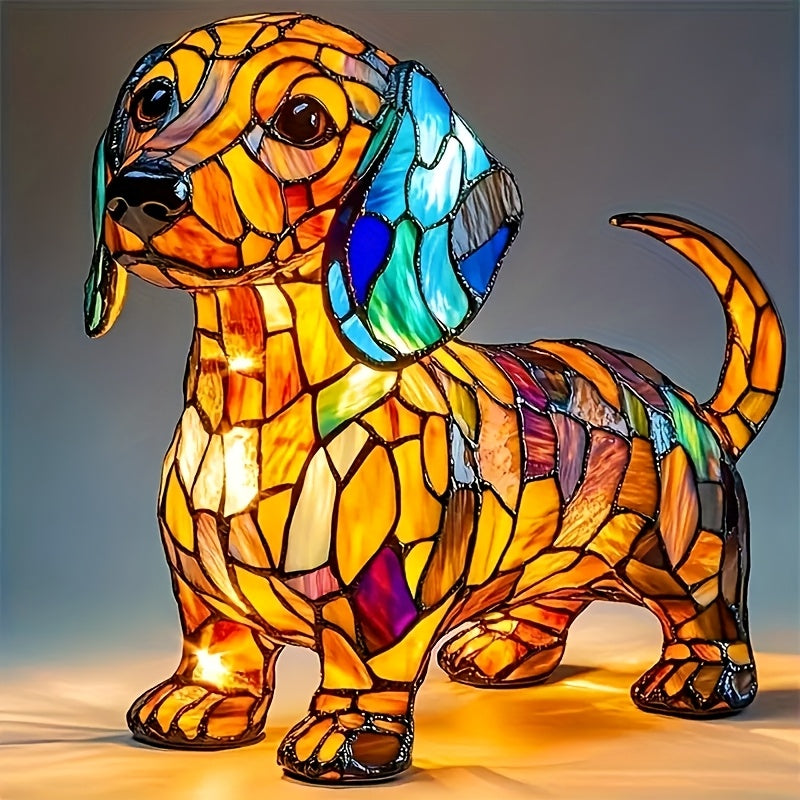 Mini French Bulldog Lamp - Portable 3D Resin Night Light With USB Cable, Stained Glass Inspired Pet Decor, Cute Gift For Small Space Dog Owners SS69 23.69 Style3