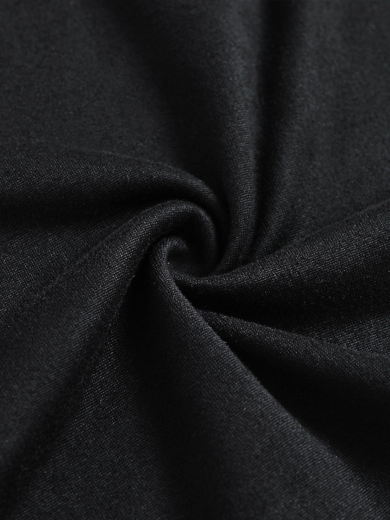 Women'S Gothic Style V-Neck T-Shirt with Alice in Wonderland Print - High-Quality Casual Short Sleeve Top, Floral Design, Perfect for Commuting & Gifting, Halloween & Christmas Horror Night Theme, Halloween Shirts SS69