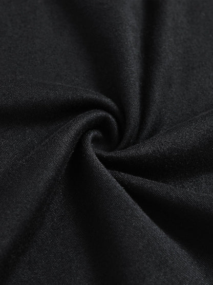 Women'S Gothic Style V-Neck T-Shirt with Alice in Wonderland Print - High-Quality Casual Short Sleeve Top, Floral Design, Perfect for Commuting & Gifting, Halloween & Christmas Horror Night Theme, Halloween Shirts SS69