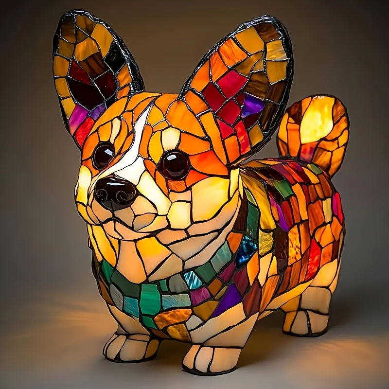 Mini French Bulldog Lamp - Portable 3D Resin Night Light With USB Cable, Stained Glass Inspired Pet Decor, Cute Gift For Small Space Dog Owners SS69 23.69 Style6