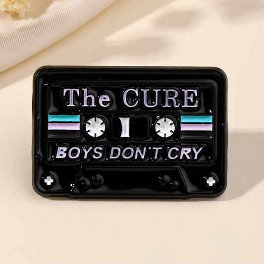 Vintage Cassette Tape Radio Brooch Pin, Cute Alloy Fashion Accessory, Unisex Daily Wear, No Mosaic Music Series, Versatile Decorative Metal Badge, All Seasons-Compatible, Unique Plating SS69 6.69 Polychrome / 1pc