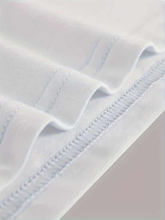 [Graphic Print Crew Neck Tee] Graphic Print Crew Neck T-shirt, Y2K Short Sleeve Top for Spring & Summer, Women's Clothing - SS69