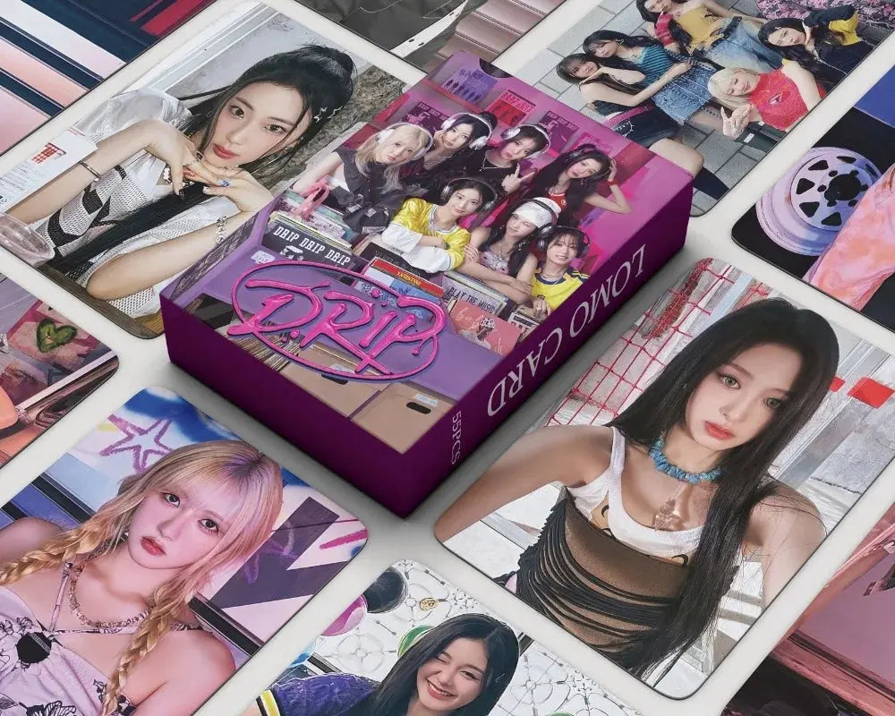 55pcs/set Kpop BABYMONSTER DRIP Lomo Cards CLIK CLAK HARAM ASA AHY EON High Quality Photo Album BABY MONSTER Photocards SS69