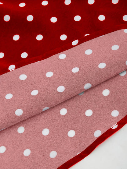 Elegant Style | Elegant Red Polka Dot Halter Dress with Tie-Back Detail - Backless A-Line Swing Dress for Women, Machine Washable Polyester, All-Season Glamour, Cocktail Attire | Aline Silhouette | Smooth Texture SS69