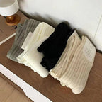 57cm Sweet Japanese Lolita Leg Warmers Women Ankle Warmer for Girls Gothic Long Socks Y2K Thin Knitted Cosplay Heap Heap Socks SS69