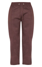 Shape Grey Marl Binded High Waist Wide Leg Joggers