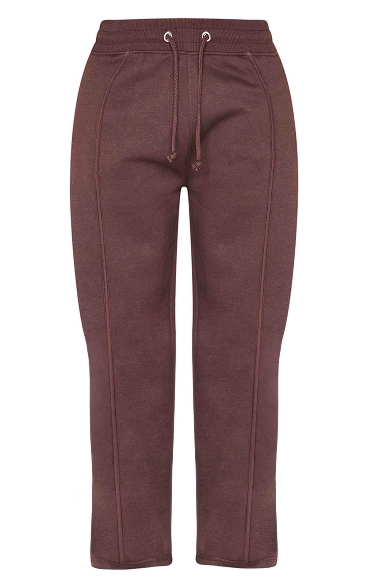 Shape Grey Marl Binded High Waist Wide Leg Joggers