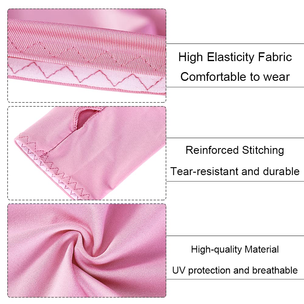 4pcs Women's Sun Protection Arm Sleeves With Shoulder Strap For Uv Protection, Sports, Cycling, Driving, Daily Wear SS69