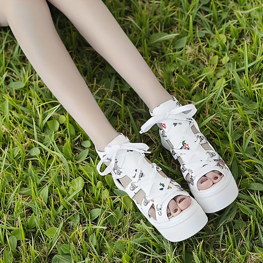 Elegant And Stylish Women'S Sandals with a Thick Sole, Designed for Comfort And Available in Larger Sizes.