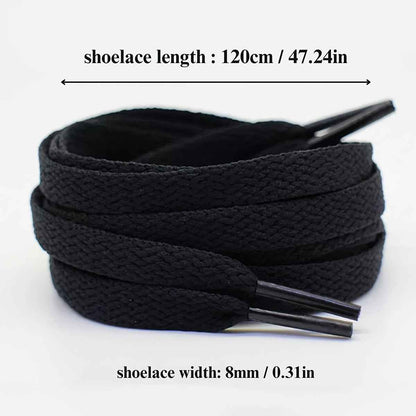 2 Pairs/4pcs of Solid Color Double-Layer 120 Cm Shoelaces, Versatile for Use with Sneakers, Flats, Canvas Shoes, Casual Shoes, And White Shoes for Both Men And Women, Without Battery
