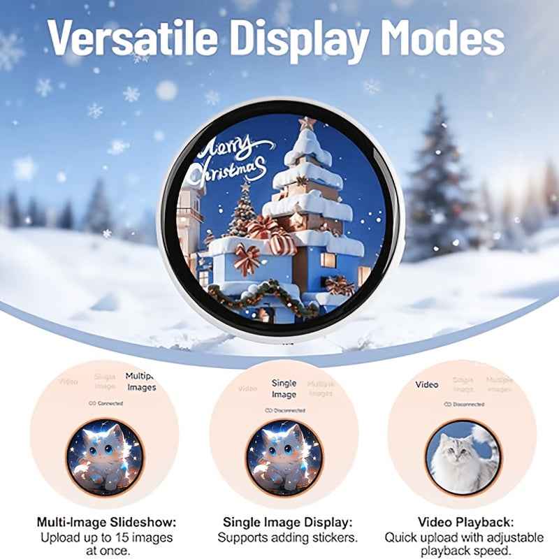 2026 New Electronic Badge with Display, Dynamic Touch, High Frame Rate, 600mAh Battery Life, 6.0 Bluetooth, USB Magnetic Charging, Anime Brooch & Digital Badge Compatible with Anime Fans to Wear On Occasions, Cosplay And Conc
