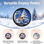 2026 New Electronic Badge with Display, Dynamic Touch, High Frame Rate, 600mAh Battery Life, 6.0 Bluetooth, USB Magnetic Charging, Anime Brooch & Digital Badge Compatible with Anime Fans to Wear On Occasions, Cosplay And Conc