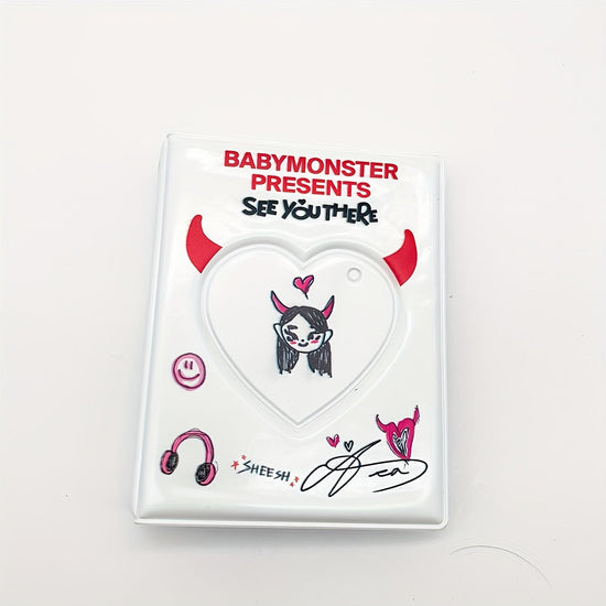BABYMONSTER K-Pop Photocard Album - Faux Leather, Rectangular Storage for Rami, Ahyeon, Rora, Asa, Rukka, Chiquita, Pharita & More SS69 9.69 4