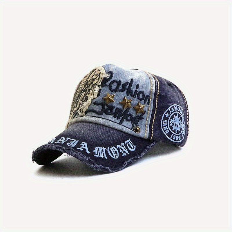 Men's Summer Hat - Trendy Baseball Cap, Casual Letters, Outdoor Personality for Young Men SS69