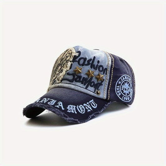 Men's Summer Hat - Trendy Baseball Cap, Casual Letters, Outdoor Personality for Young Men SS69