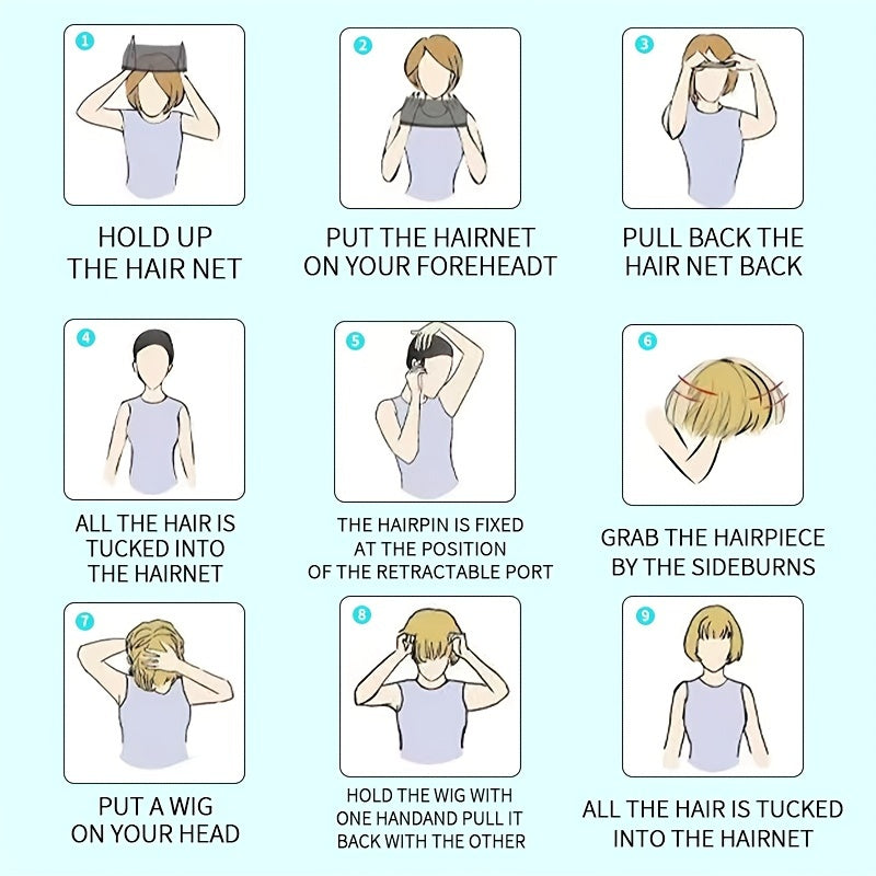 1pc Anime Inspired Lotus Pink Tiger Clip Wig, Double Ponytail, Long Straight Hair, Heat Resistant, Buckle Net Cap, Cosplay Festive Dress Up Wig for Party Gatherings and Everyday Use SS69