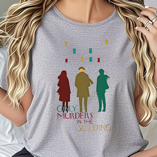 Women's Crime Drama Graphic Tee - 