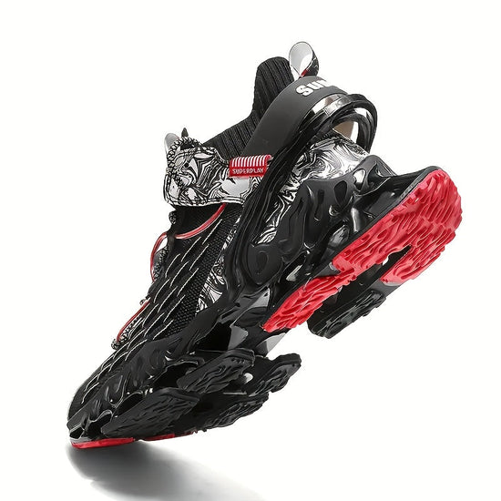 Men's Breathable Running Footwear with Ankle Support, Non-Slip Sturdy Design, Fashionable Athletic Sneakers in Green & Brown, Comfortable for Outdoor Activities, Cushioned for Enhanced Performance SS69