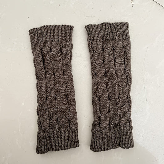 [Cozy Comfort] Women'S White Half-Finger Gloves - Elastic Fingerless Warmth, Stretchy & Comfortable for Winter Touchscreen Use, Winter Gloves SS69 9.69 Dark Gray