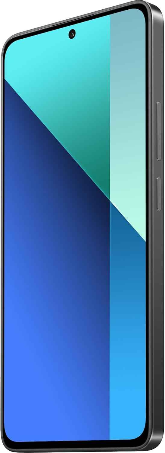 Xiaomi Redmi Note 13 (Midnight Black 8GB RAM, 256 Storage) - Super-clear 108MP triple camera |120Hz FHD AMOLED display | Immersive viewing with ultra-thin bezels