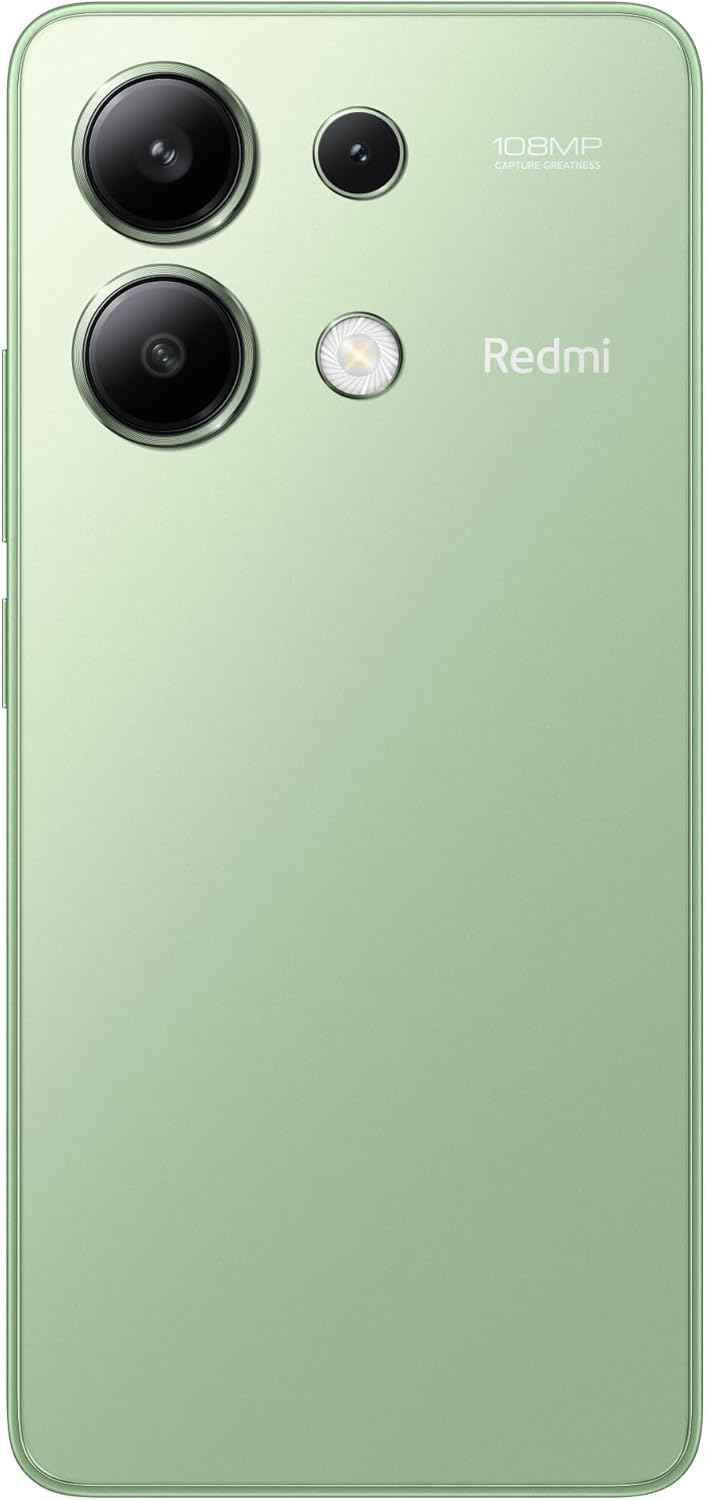 Xiaomi Redmi Note 13 (Midnight Black 8GB RAM, 256 Storage) - Super-clear 108MP triple camera |120Hz FHD AMOLED display | Immersive viewing with ultra-thin bezels