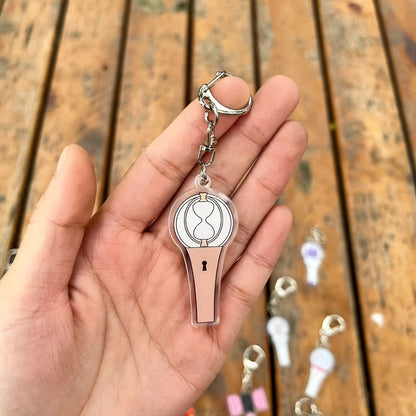K-Pop Star Lightstick Keychain - Double-Sided Transparent Acrylic, Fashionable Accessory for Women & Girls SS69 6.69 ATEEZ