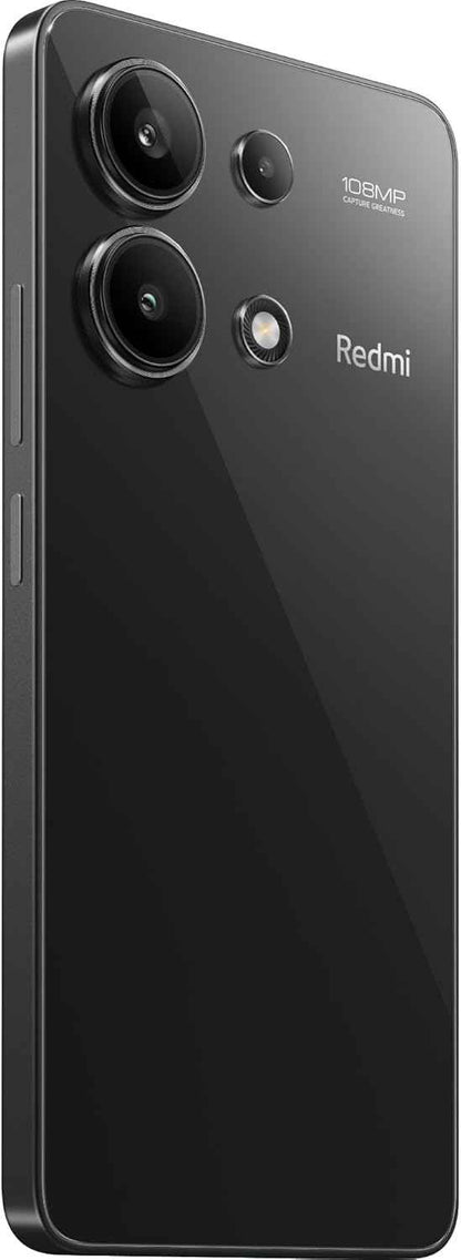 Xiaomi Redmi Note 13 (Midnight Black 8GB RAM, 256 Storage) - Super-clear 108MP triple camera |120Hz FHD AMOLED display | Immersive viewing with ultra-thin bezels