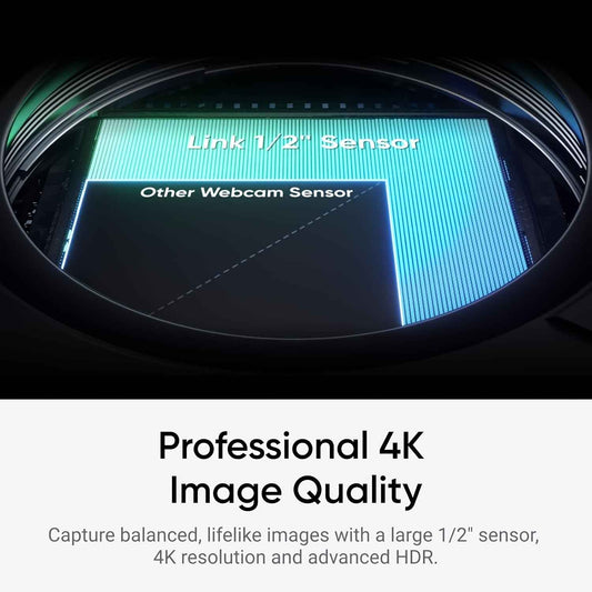 Insta360 Link2C 4K Live Camera | Ultra-clear AI Intelligent Conference Camera, USB Charging, ≤36V Operating Voltage