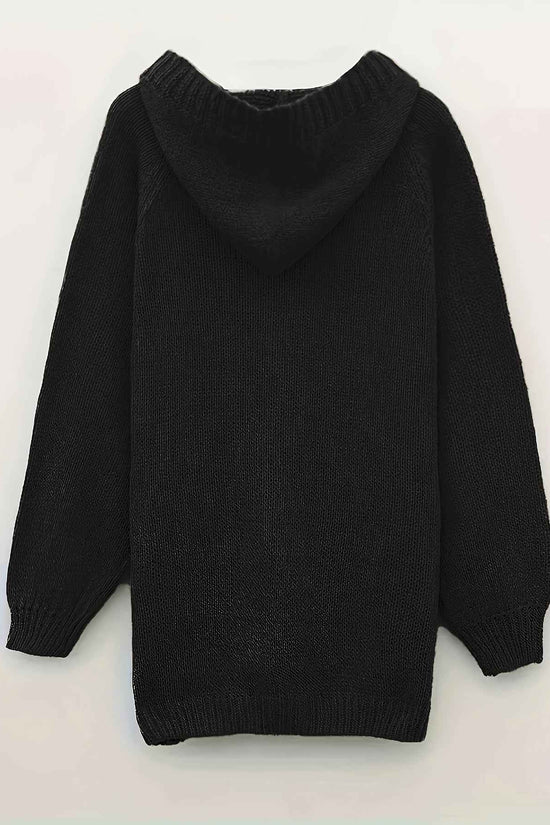 Plus Size, Plus-Size Women's Elegant Hooded Sweater - Long Sleeve Pullover with Adjustable Drawstring Hood, Soft Stretchy Fabric, Machine Washable, Solid Color Casual Winter Fall Tops, Sweater Hoodie, Autumn Apparel, Minimali