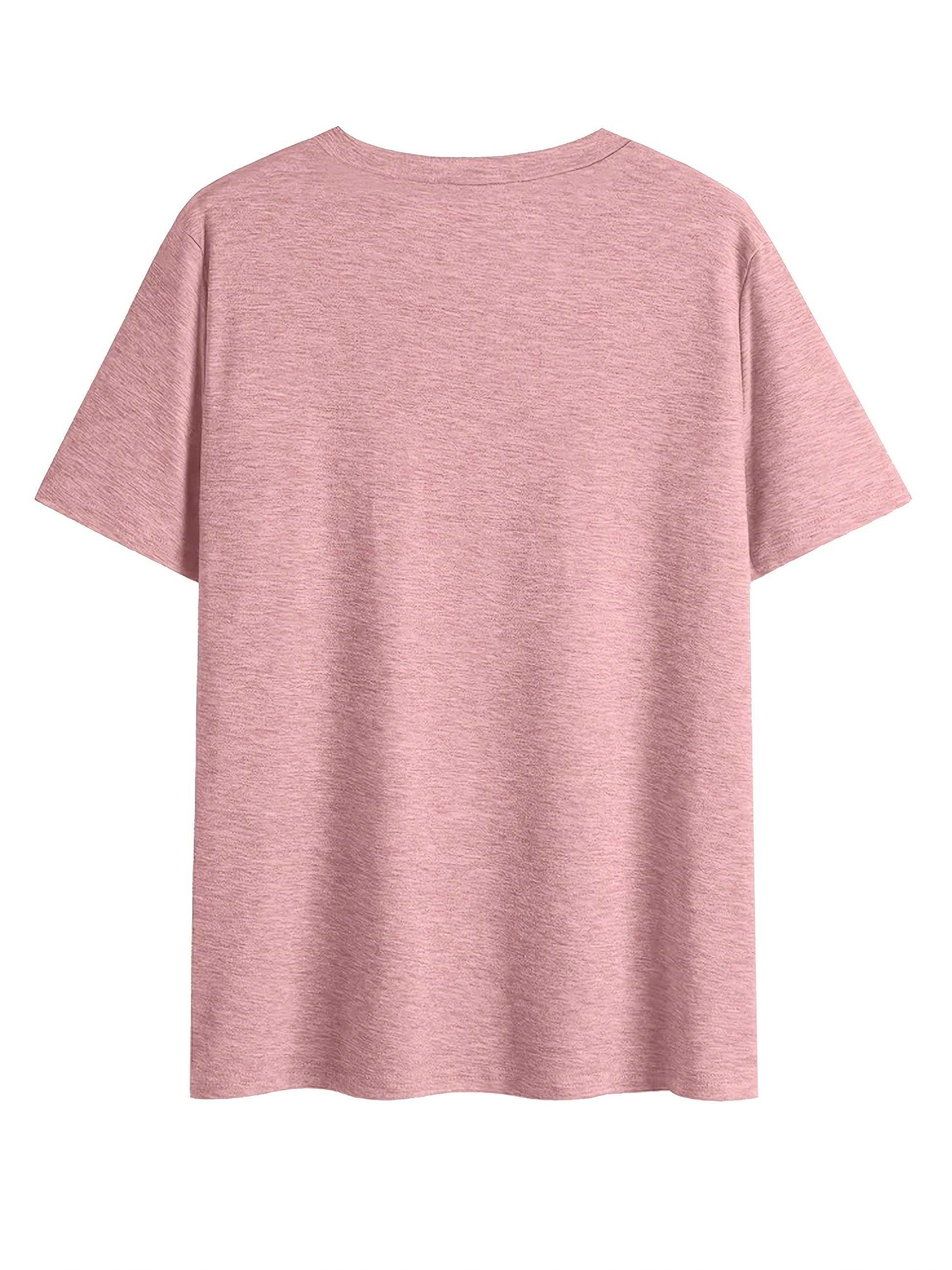 5 Solid Color V-Neck T-Shirts, Casual Short-Sleeved T-Shirts Spring And Summer, Women'S Clothing SS69