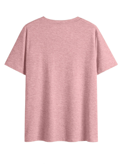 5 Solid Color V-Neck T-Shirts, Casual Short-Sleeved T-Shirts Spring And Summer, Women'S Clothing SS69