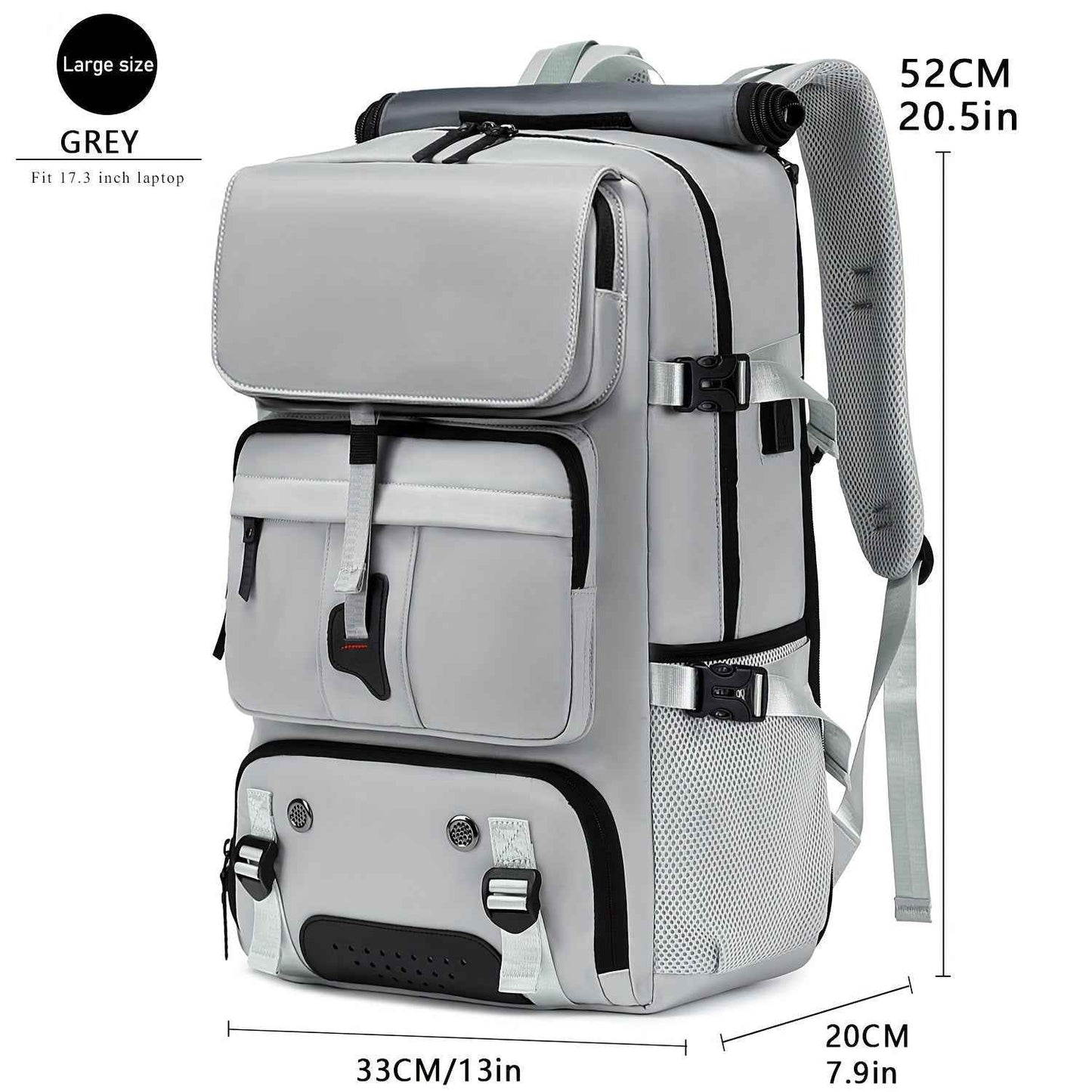 One Large Capacity Laptop Backpack, Designed for Both Men And Women, Featuring a Multifunctional Travel Design with a Compartment for Shoes, Ideal for Business Trips, Travel, College, Holiday Travel, Party Gifts, School Use