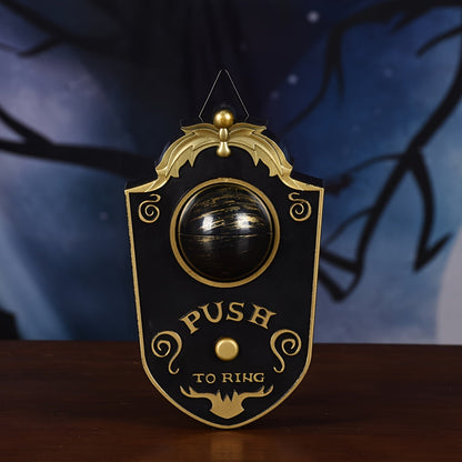 Sinister Haunted Doorbell - Luminous Ghostly Eye, Horror Sound Effects, and Animated Movement - Battery-Operated Halloween Decorative Hanging Prop for Universal, Oktoberfest, and Day of the Dead Celebrations (Requires 3 AAA B SS69 20.69 1