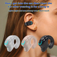 [Wireless Earbuds] Wireless Earbuds with Noise Cancellation | Clip-On, Phone Control, Rechargeable Lithium Polymer Battery, Comfortable Headphone Design for Sports, Camping, and Panoramic Sound Effects - SS69 