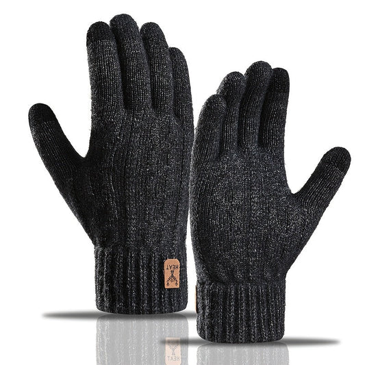 2pcs Alpaca Gloves - Touchscreen Compatible Winter Warmth, Stretch Closure & Non- Shell, Hand Washable - Soft for Office, Cycling, Travel & Festivals - Cozy Cold Weather Gloves for Men & Women (Autumn/Winter) - Ideal for Smar SS69 12.69 Dark Gray / XXS