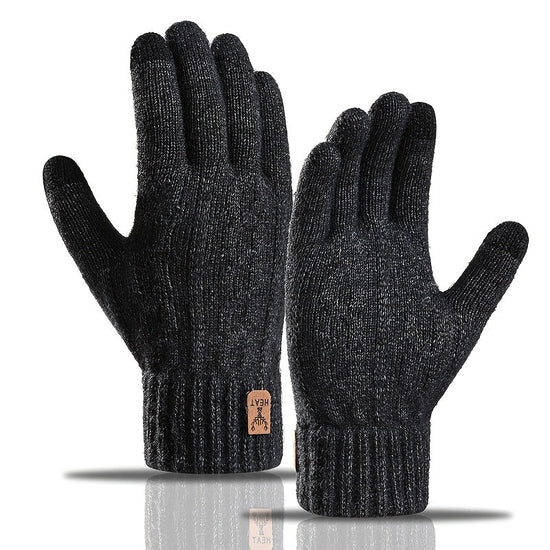2pcs Alpaca Gloves - Touchscreen Compatible Winter Warmth, Stretch Closure & Non- Shell, Hand Washable - Soft for Office, Cycling, Travel & Festivals - Cozy Cold Weather Gloves for Men & Women (Autumn/Winter) - Ideal for Smar SS69 12.69 Dark Gray / XXS