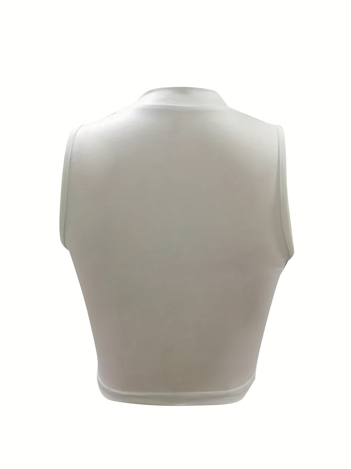 Women's Y2K-Inspired Graphic Print Tank Top - Stretchy Polyester & Spandex Blend, Crew Neck, Machine Washable - Perfect for Spring/Summer/Fall, White with Pinkish-Purple Hair Accessories Design SS69