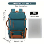 Large Capacity 16-Inch Laptop Backpack - Lightweight Oxford Travel Bag